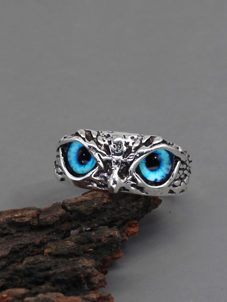 Anillo De Búho Contemporáneo